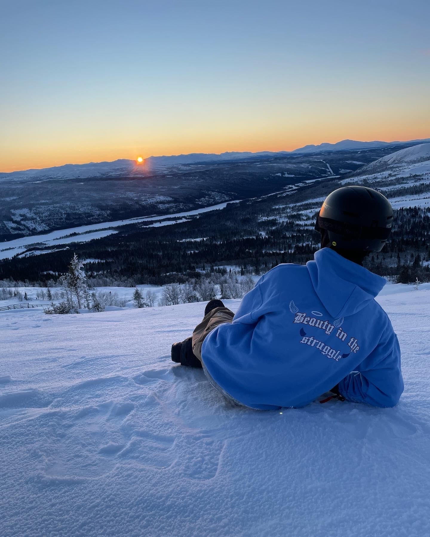 Blue Beauty In The Struggle Hoodie